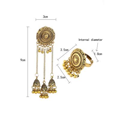 China Vintage Best Selling Retro Ethnic Style Overdone Personalized Earring Dangle Set Earrings for sale