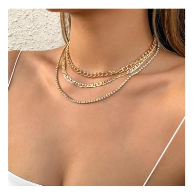 China FASHIONABLE New Arrivals In 2021 Women's Bendable Custom Metal Ring Flexible Stacking Necklace for sale