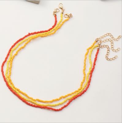 China Factory Fashion High Quality Women's Rope Chain Charm Beads Necklaces for sale