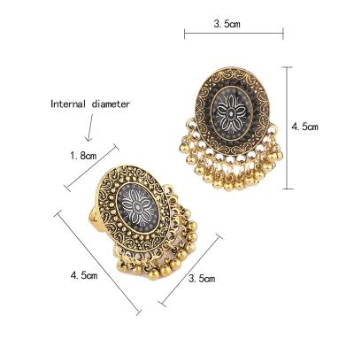 China BOHEMIA Factory Directly Supply Personality Exaggerated Women Earrings And Ring Set for sale