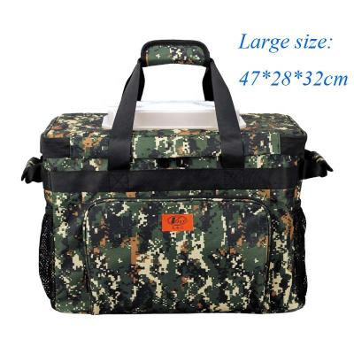 China Newest Design Waterproof Insulated Manufacturer BSCI and ISO China Professional Camouflage Car Cooler Bag with DC 12V Car Plug for sale