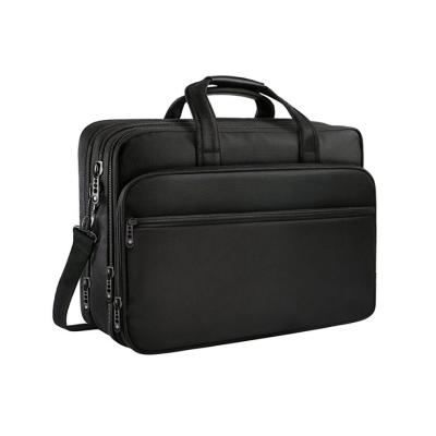 China Polyester Travel Briefcase With Organizer Expandable Water Resistant Shoulder Bag 17 Inch Laptop Bag Travel Briefcase for sale