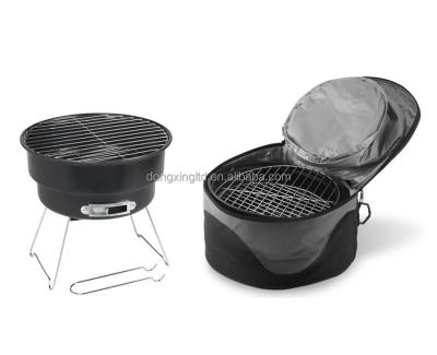 China Portable Adjustable Height BBQ Grill Cooler Set With Bag for sale