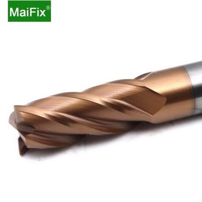 China Maifix 1PCS 4 Flute HRC55 4mm Factory Price Tungsten Steel CNC Milling Machines Solid Carbide Cutter Square End Mill For Metal zu verkaufen