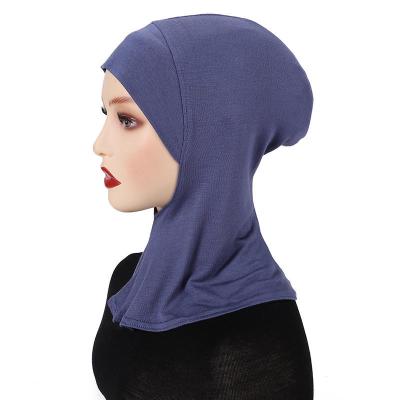 China Soft Neck Underscarf Ninja Inner Hijab Caps Full Coverage Cotton Tank Top Inner Muslim Women Hat Premium Quality for sale