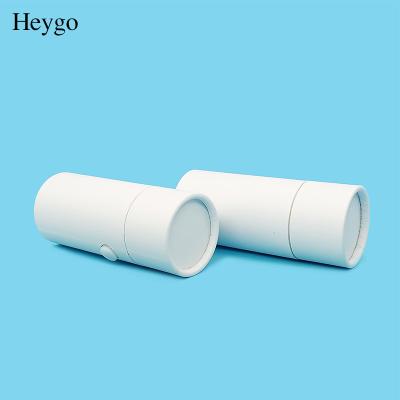 China Eco - Friendly Custom Cylinder White Matte Lamination Kraft Paper Tubes Recyclable Packaging HYG BOX 006 for sale