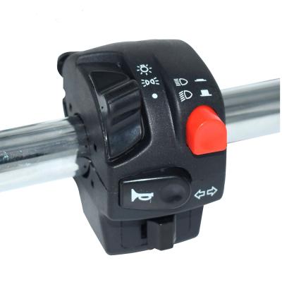 China Universal Power Horn Beam Turn Switch 12V Motorcycle Switch Power Grip Switch To 7/8' 22mm Handlebar for sale