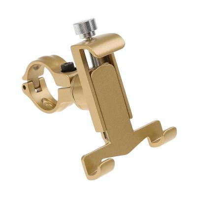 China 360 Rotating Universal Phone Holder Adjustable Aluminum Motorcycle Bicycle Holder For Mobile Phones GPS for sale