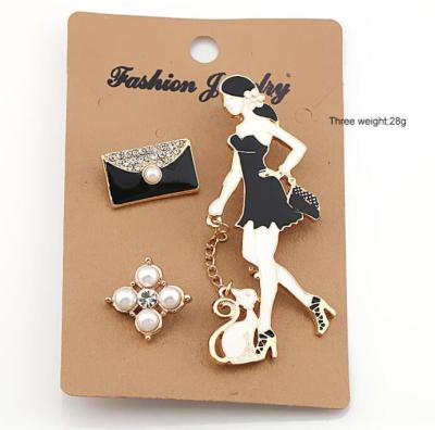 China ALLOY Euro Style Brooch Set 2022011519 for sale