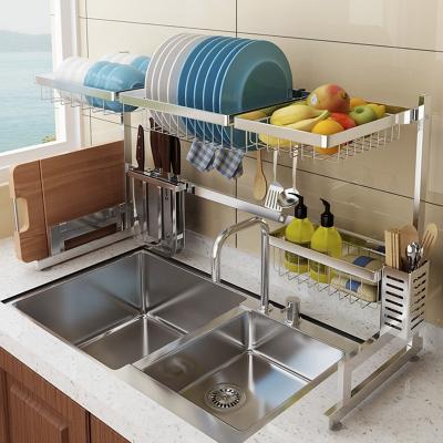 China Viable Utensil Drainer Organizer Holders Over The Sink Dish Drying Rack Kitchen Dish Rack Dish Rack Cabinet Dish Storage Organizer for sale