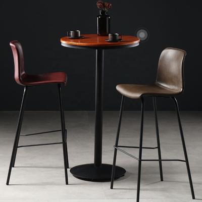 China 2013 Height Modern Bar Stools 4 Counter Modern Metal Swivel Bar Chairs With Back for sale