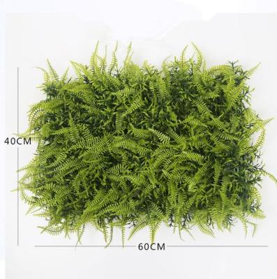 China Newest Eco-friendly Plastic Boxwood Hedge For Green Exterior Wall Plant Decorative Indoor Artificial Wall for sale