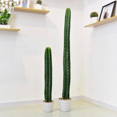 China Home Decoration Wholesale Hot Selling Plants Artificial Tropical Plants Flowering Artificial Plastic Cactus for sale