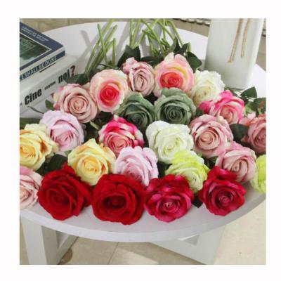 China Home Decoration Pieces Or Wedding High Quality Artificial Flowers Home Decoration Rose Wedding Table Decoration Acrylic Wedding Decoration for sale