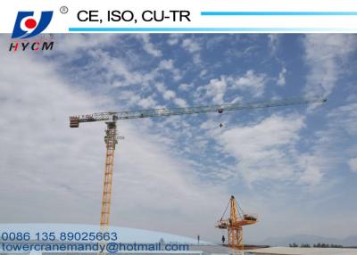 China Schneider Hydraulic Tower Crane 11.7m Counter Jib Electric Tower Crane QTP6013 Flat Top Tower Crane Models for sale