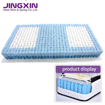 China Springs Bedroom Coils 5 Zone Springs Bedroom Coils Mattress Reinforced Sides Pocket Spring For Mattress for sale