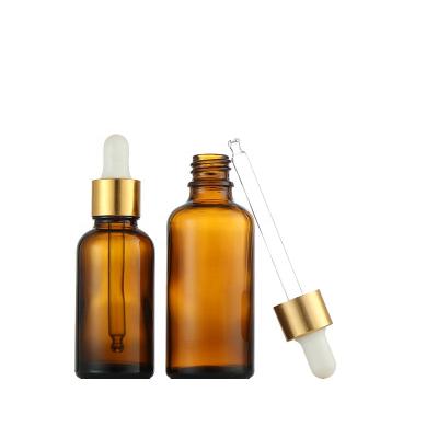 China Personal Care Amber Glass Essential Oil Dropper Bottle 10ml Essential Oil Glass Bottle Packaging for sale