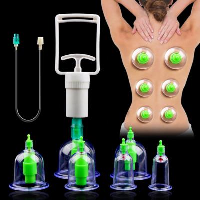 China Safety Factory Wholesale Plastic Medical Magnetic Therapy Vacuum Cupping Hijama Cups for sale