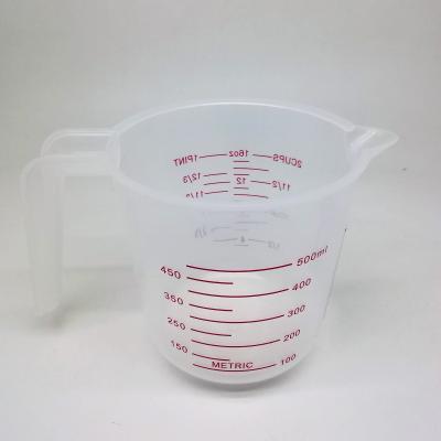 China Bestselling Plastic Measuring Cup STARWOOD #18SWTT33402 Plastic 500ml 2 Measures Jug Kitchen PP Cups for sale