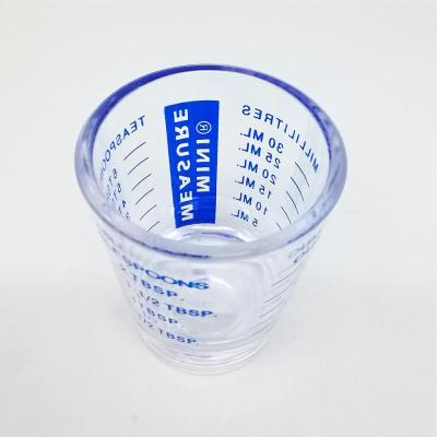 China STARWOOD Plastic #18SWHX0617 Mini Plastic Measuring Cup 30ml Jug Kitchen Measures for sale