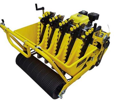 China Sowing hot selling planting type garlic machine garlic planter hand push seeder for sale