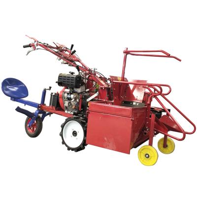 China Corn Farm Machinery Tools Combine Corn Harvester Harvesting Corn Straw Crushed And Peeled Machine for sale