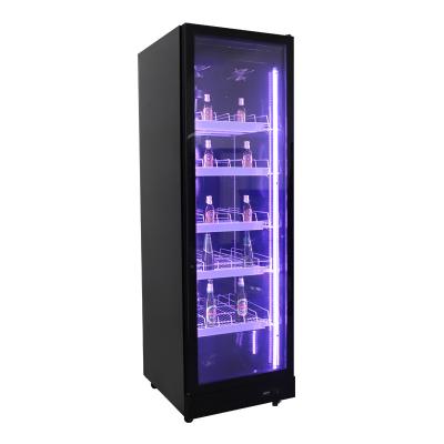 China New Style Single-temperature Glass Door Refrigerator Upright Display Freezer Freezer With High Quality for sale