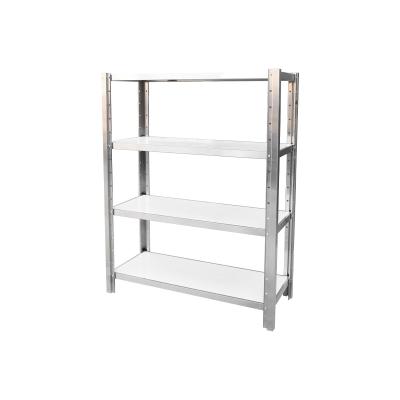 China Kitchen Storage Shelf Rack High Quality Double Sided Strong Stainless Steel Commercial Shelf for sale