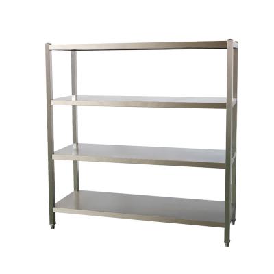 China Stainless Steel Double Sided Rack Goods Shelf Warehouse Pallet Storage Industrial Metal Shelf for sale