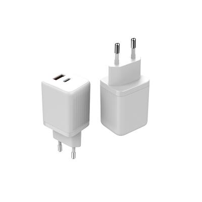 China Hot Selling Mobile Phone Quick Charger Gan 45W Wall Charger 2 Ports EU JP UK AU US Plug Quick Charger & Adapter for sale