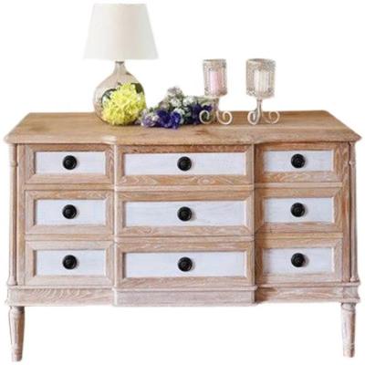 China White Wooden Living Room Storage Furniture Bedroom Corner Floor Storage Cabinet Modern Design Drawer Side Drawer Side Cabinet for sale