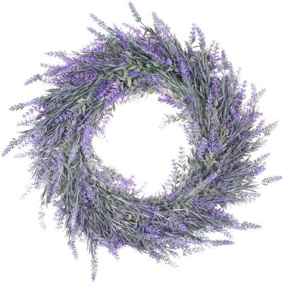 China Beautiful Colorful Lavender wreath artificial flower  wedding decoration home decoration flower arrangement display wedding Christmas DIY party for sale