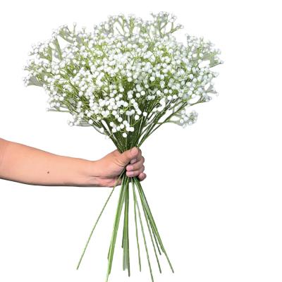 China Beautiful Colorful Artificial Flower Wholesale Baby Breath Flowers Artificial silk Baby's Breath Flowers Gypsophila For Wedding Home Party Outdoor Decoration for sale