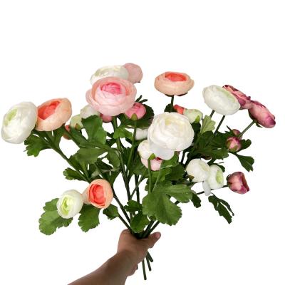 China Beautiful Colorful Artificial Peony flower rose Factory wholesale Silk flowers home  wedding Outdoor Christmas party ROSE Garden Decoration for sale