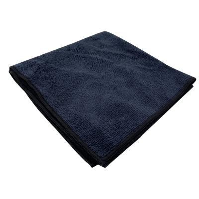 China Sustainable Household Items Microfiber Cloth Microfiber Cleaning Cloth Black Makeup Cloth Microfiber for sale