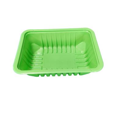 China Recycled Materials Wenzhou Organizer Cooler Food Box Transparent Plastic , Green Plastic Boxes for sale