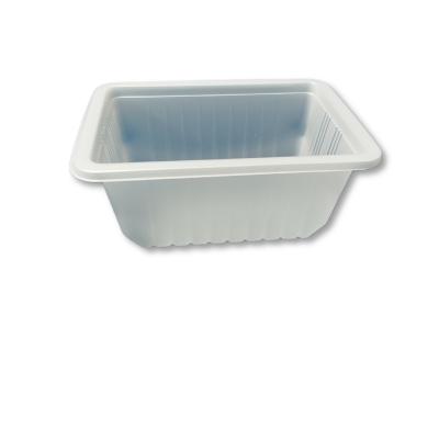 China Recycled Materials Milky Clear Plastic Storage Box With Dividers With Divider Container Jewelry, Plastic Box for sale