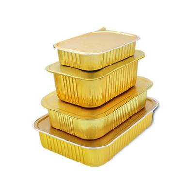 China Full Size Thickened Rectangular Containerized Aluminum Foil Multifunction Food Container for sale