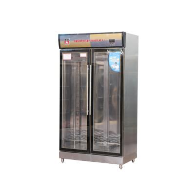 China Commercial Vertical Disinfection Cabinet Ozone Sterilizer Stainless Steel Double Door Clothes Disinfection Cabinet for sale