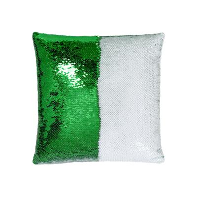 China Custom Reversible Pillow Green Anti-Static Unicorn Sequin Pillow Made to Order Mermaid Sequin for sale