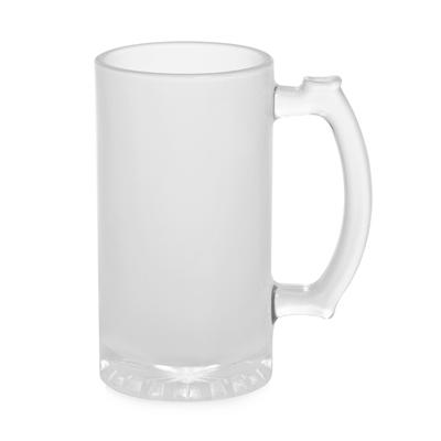 China Cheap 16oz CREATIVE Frosted Clear Glass Sublimation Empty Coffee Mugs Mugs Sublimation Glass Beer Mug Sublimation Diy Glass Travel Mugs for sale