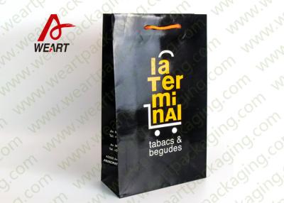 China Eco Friendly Yellow Art Paper Bags Customized Size Storage Used for sale