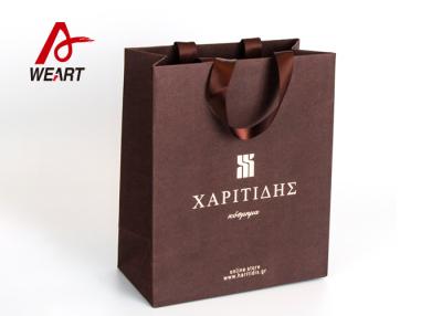 China Reasonable Personalized Colored Paper Gift Bags Hot Stamping Matt Lamination for sale