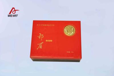 China Lightweight Red Art Paper Bags For Shopping , Environmentally Friendly for sale