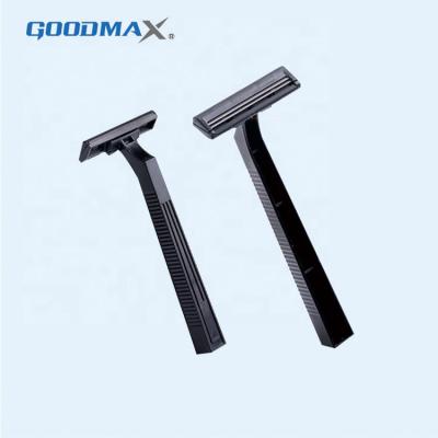 China Goodmax Twin Blade 2 Blade Hot Selling Cheap Disposable Razor Goodmax Blade Disposable Shaving Razor for sale