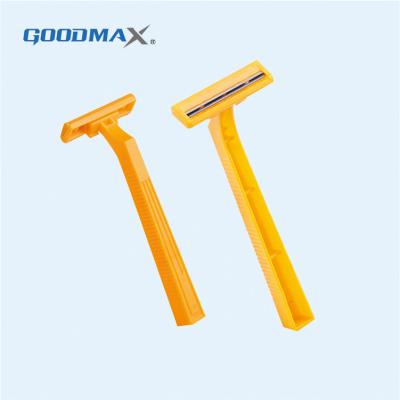 China Hot Sale Cheap Disposable Sweden Stainless Steel Safe Twin Blade Face Shaving Razor Blade Man Razor for sale