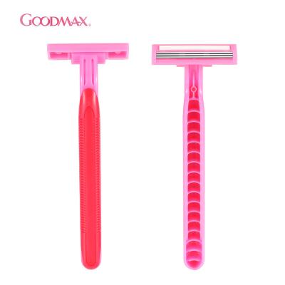 China Triple Blade Reasonable Price Customized Sweden Stainless Steel Lady Disposable Triple Blade Razor More Than 5 Times Razor for sale