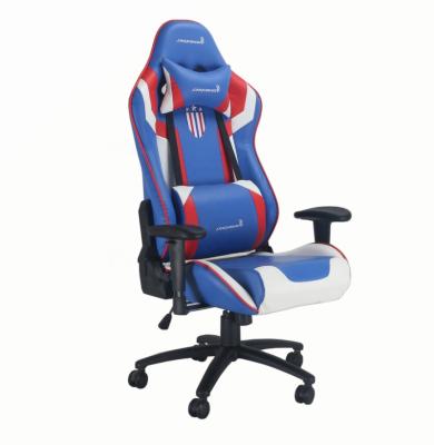 China Wholesale (Height)Adjustable Blue Car Seat Office Gaming Chair Computer Gaming Chair For Gamer for sale