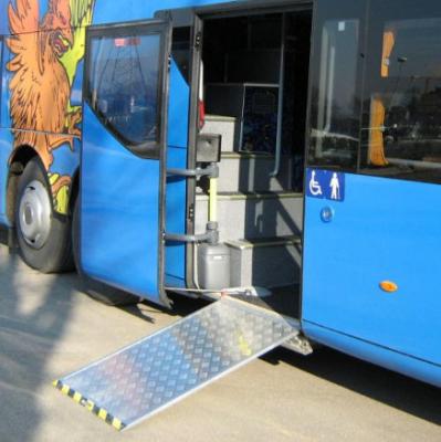 China Auto Electric Bus Bus Wheelchair Ramp For Low Floor Buses for sale