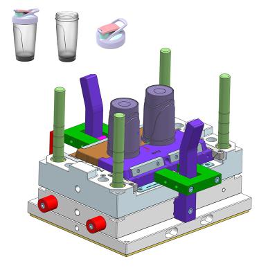 China Plastic Custom PP Injection Mold Manufacturer Mould Maker Thread Bottle Screw Cap Injection Mould Plastic Bottle Water Bottle Cap Mold for sale